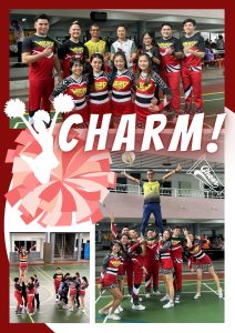 Go CHARM! National Cheerleading team visits St. Joseph’s International School.