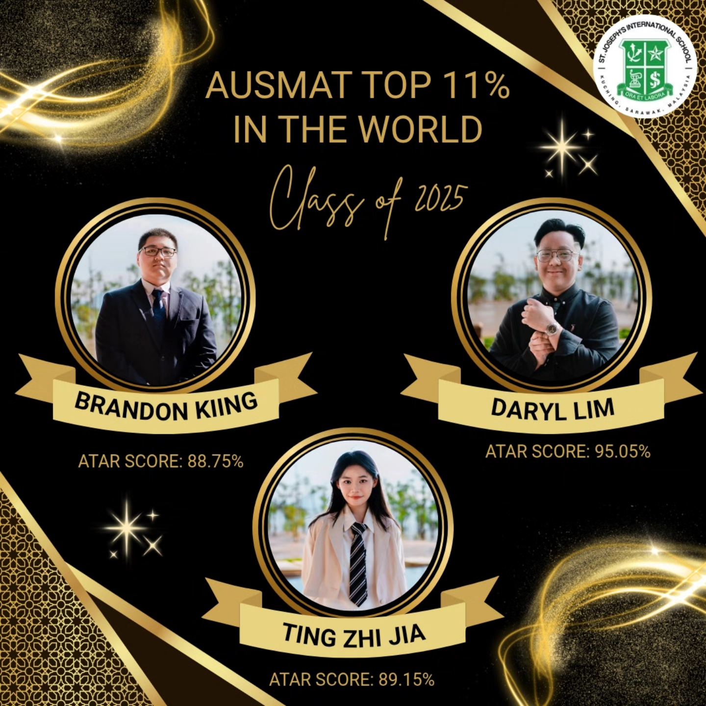 SJIS PRE-UNIVERSITY – OUTSTANDING AUSMAT ACHIEVEMENT 2025