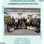 St. Joseph’s International School Pre-University Congratulates Students on their excellent Cambridge A Level Results in November 2025.