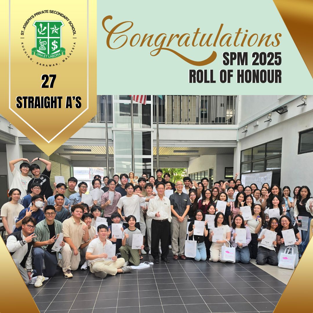 CONGRATULATIONS SJPSS Form 5 students (Class of 2025) on their brilliant SPM result achievements!